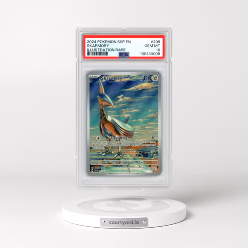 2024 Pokémon Ssp EN-Surging Sparks #209 Skarmory - Illustration Rare (PSA 10 GEM MINT)