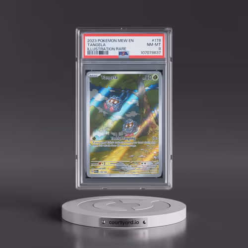 2023 Pokémon Mew EN-151 #178 Tangela - Illustration Rare (PSA 8 NM-MT)