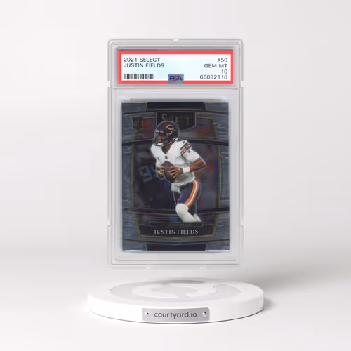 2021 Panini Select #50 Justin Fields (PSA 10 GEM MINT)