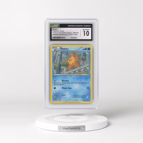 2023 Trading Card Game Classic - CLV, CLC, CLB #004/034 Staryu - Blastoise & Suicune ex Deck - C