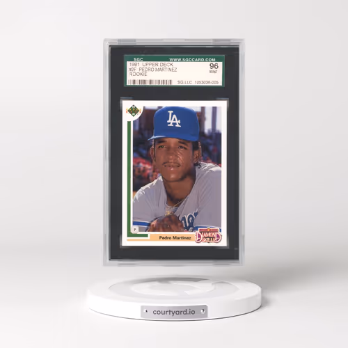 1991 Upper Deck Final Edition #2F Pedro Martinez (SGC 9 MINT)