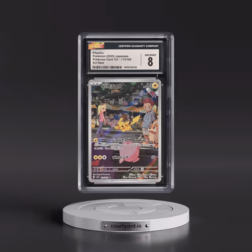 2023 Pokémon Card 151 #173/165 Pikachu - Art Rare Holo (CGC 8 NM-MT)