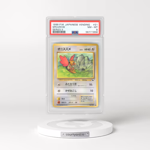 1998 Japanese Vending Series 2 #21 Spearow (PSA 8 NM-MT)