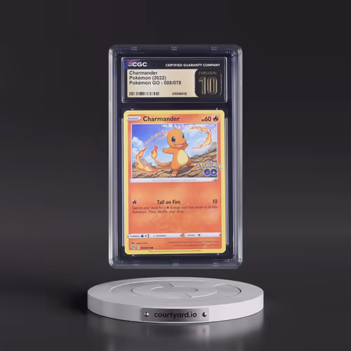 2022 Pokémon GO #008/078 Charmander (CGC 10 PRISTINE)