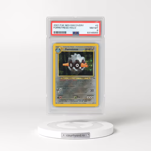 2001 Pokémon Neo Discovery #2 Forretress - Holo (PSA 8 NM-MT)