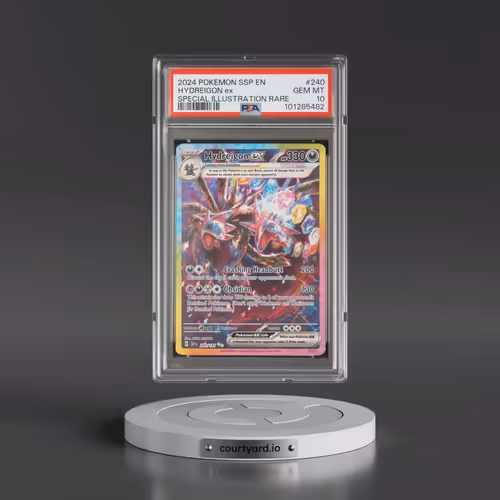 2024 Pokémon Ssp EN-Surging Sparks #240 Hydreigon EX - Holo Special Illustration Rare (PSA 10 GEM MI
