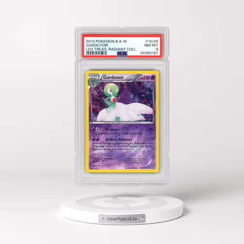 2013 Pokémon Black & White Legendary Treasures Radiant Collection #10/25 Gardevoir (PSA 8 NM-MT)