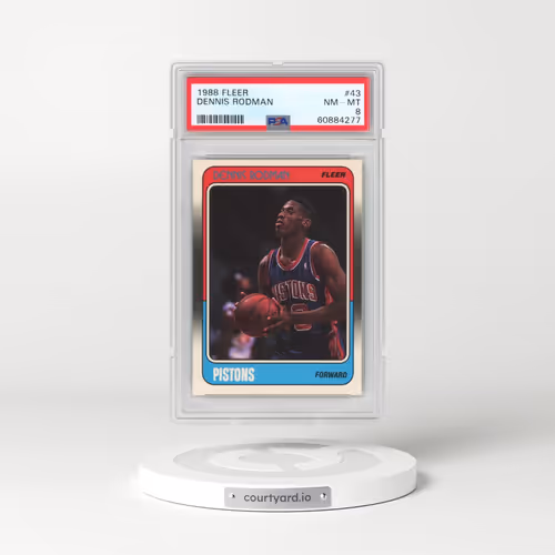 1988 Fleer #43 Dennis Rodman (PSA 8 NM-MT)