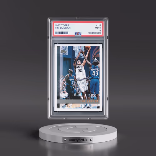 1997 Topps #115 Tim Duncan (PSA 9 MINT)