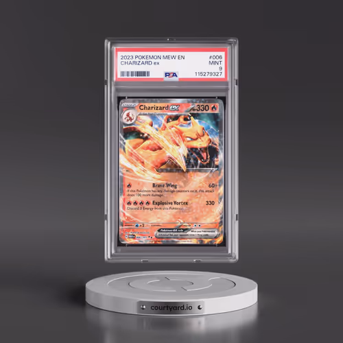 2023 Pokémon Mew EN-151 #006 Charizard EX - Holo (PSA 9 MINT)