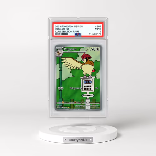2023 Pokémon Obf EN-Obsidian Flames #208 Pidgeotto - Illustration Rare (PSA 9 MINT)