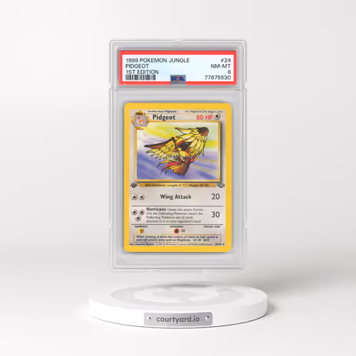 1999 Pokémon Jungle #24 Pidgeot - 1st Edition (PSA 8 NM-MT)