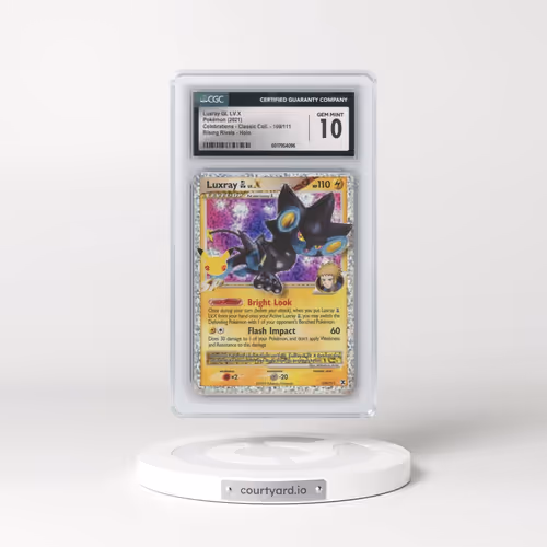 2021 Celebrations - Classic Collection #109/111 Luxray GL LV.X - Rising Rivals Holo (CGC 10 GEM MINT