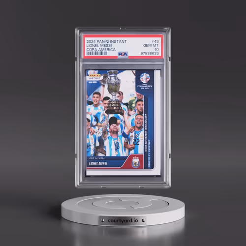 2024 Panini Instant Conmebol Copa America 2024 #43 Lionel Messi (PSA 10 GEM MINT)