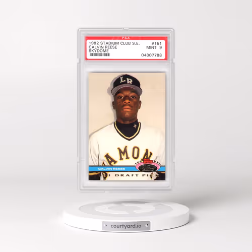 1992 Stadium Club S.E. Skydome #151 Calvin Reese (PSA 9 MINT)