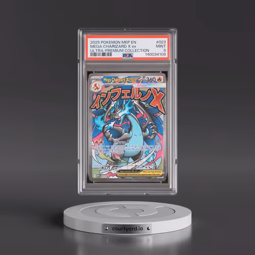 2025 Pokémon Mep EN-Me Black Star Promo #023 Mega Charizard X EX - Holo Mega Charizard X EX Ultra-Pr