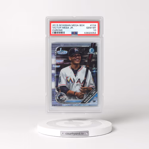 2019 Bowman Mega Box Chrome #104 Victor Mesa Jr. (PSA 10 GEM MINT)