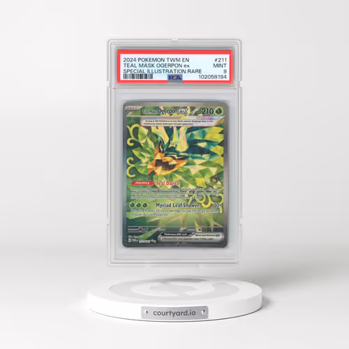 2024 Pokémon Twm EN-Twilight Masquerade #211 Teal Mask Ogerpon EX - Holo Special Illustration Rare (PSA 9 MINT)