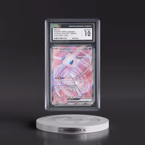 2023 Pokémon Card 151 #195/165 Mew ex - Super Rare Holo (CGC 10 GEM MINT)