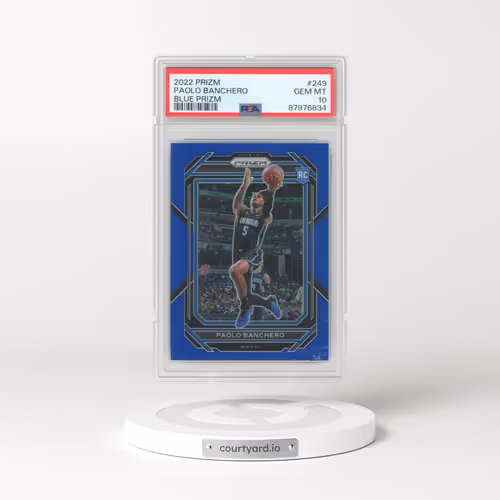 2022 Panini Prizm #249 Paolo Banchero - Blue Prizm (PSA 10 GEM MINT)
