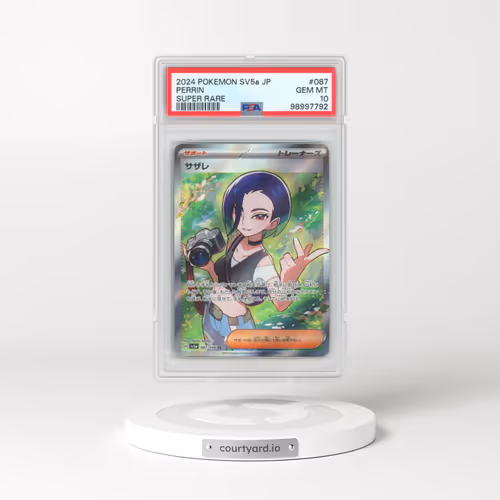 2024 Pokémon Sv5a-Crimson Haze #087 Perrin - Super Rare (PSA 10 GEM MINT)
