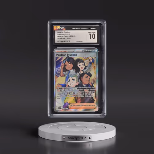 2024 Pokémon Paf EN-Paldean Fates #231 Paldean Student - Ultra Rare (CGC 10 GEM MINT)