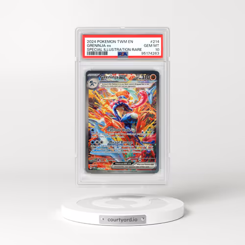2024 Pokémon Twm EN-Twilight Masquerade #214 Greninja EX - Holo Special Illustration Rare (PSA 10 GEM MINT)