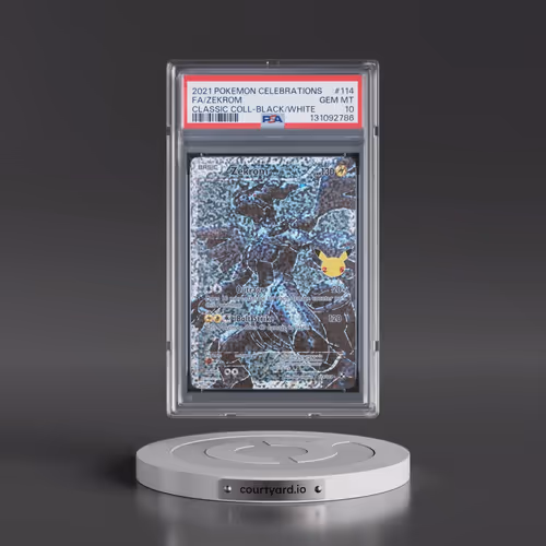 2021 Pokémon Celebrations Classic Collection #114 Zekrom - Full Art (PSA 10 GEM MINT)