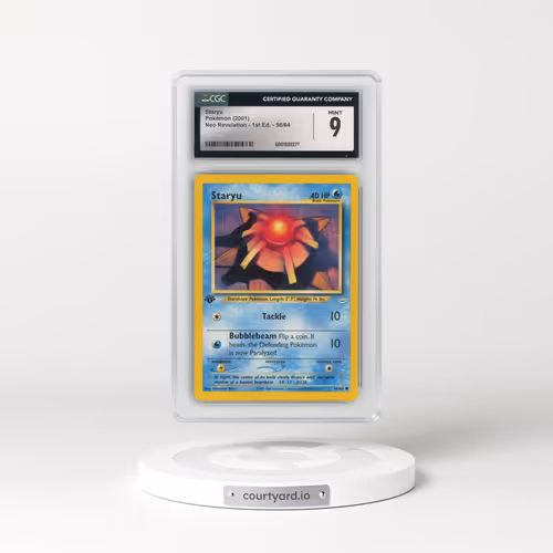 2001 Neo Revelation #56/64 Staryu - 1st Edition (CGC 9 MINT)