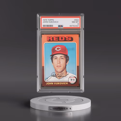 1975 Topps #602 John Vukovich (PSA 8 NM-MT)