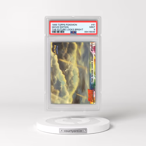 1999 Topps Pokémon the Movie Edt #41 Movie Edition - The Future Looks Bright (PSA 9 MINT)