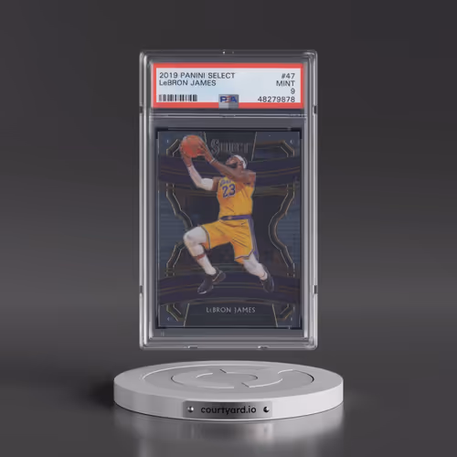 2019 Panini Select #47 LeBron James (PSA 9 MINT)