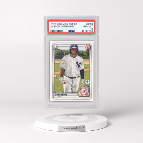 2020 Bowman 1st Edition #BFE8 Jasson Dominguez (PSA 10 GEM MINT)