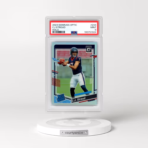 2023 Panini Donruss Optic #244 CJ Stroud - Holo (PSA 9 MINT)