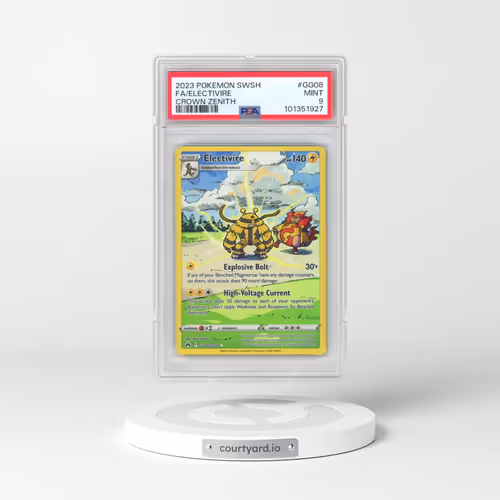 2023 Pokémon Sword and Shield Crown Zenith #GG08 Electivire - Full Art (PSA 9 MINT)