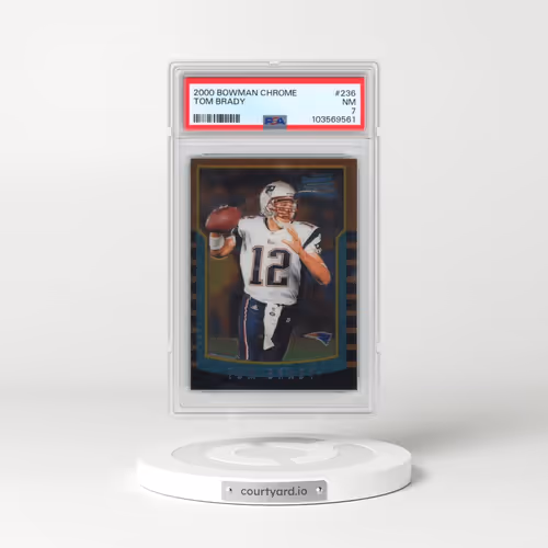2000 Bowman Chrome #236 Tom Brady (PSA 7 NM)