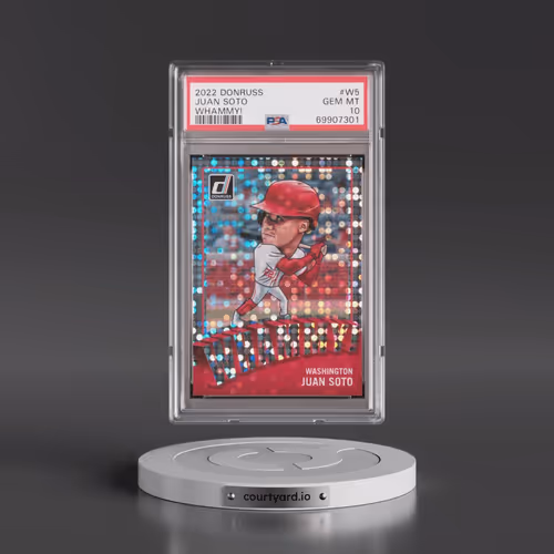 2022 Panini Donruss Whammy! #W5 Juan Soto (PSA 10 GEM MINT)