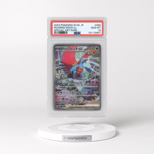 2023 Pokémon Sv4k-Ancient Roar #090 Roaring Moon EX - Holo Special Art Rare (PSA 10 GEM MINT)