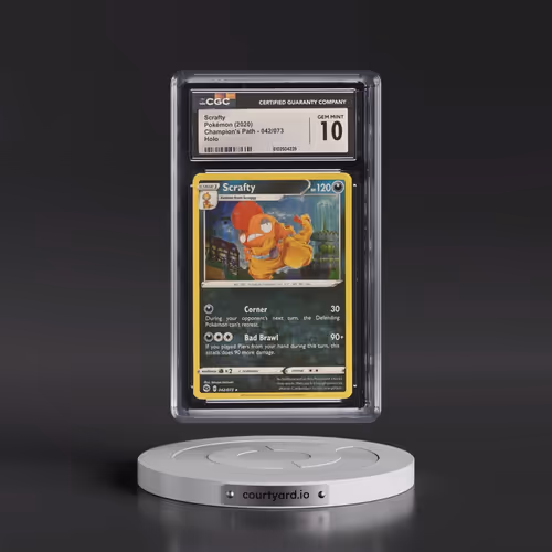 2020 Champion's Path #042/073 Scrafty - Holo (CGC 10 GEM MINT)