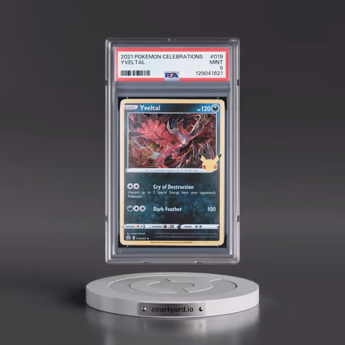 2021 Pokémon Celebrations #019 Yveltal (PSA 9 MINT)
