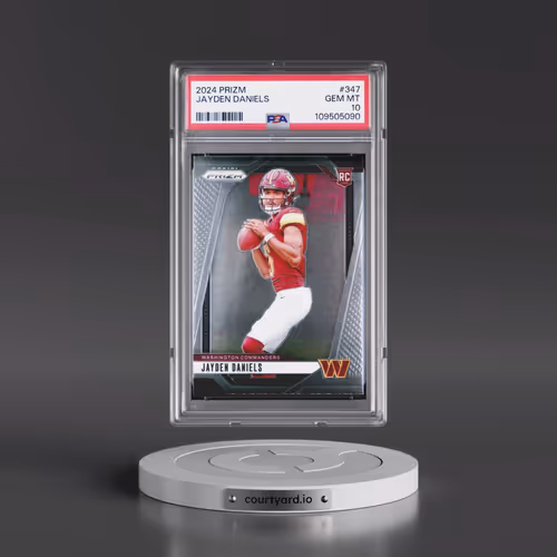 2024 Panini Prizm #347 Jayden Daniels (PSA 10 GEM MINT)