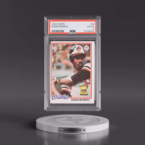 1978 Topps #36 Eddie Murray (PSA 4 VG-EX)