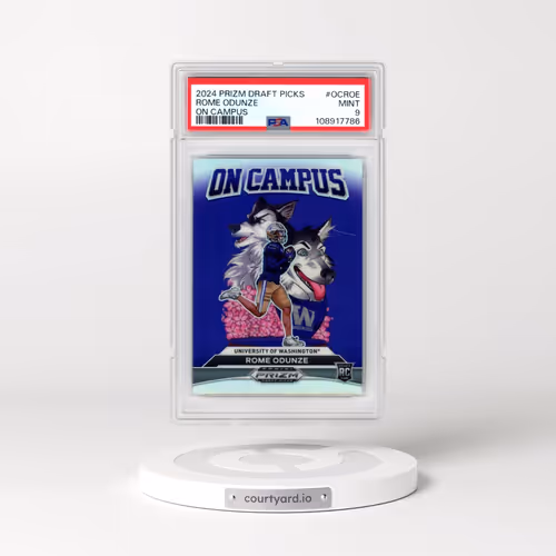 2024 Panini Prizm Draft Picks on Campus #OCROE Rome Odunze (PSA 9 MINT)