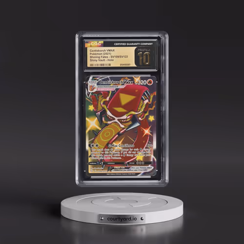 2021 Shining Fates #SV109/SV122 Centiskorch VMAX - Shiny Vault Holo (CGC 10 PRISTINE)