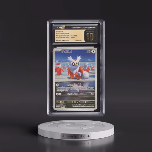 2025 Mega Evolution - MEG EN #152/132 Delibird - Illustration Rare Holo (CGC 10 PRISTINE)