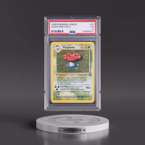 1999 Pokémon Jungle #15 Vileplume - Holo (PSA 5 EX)