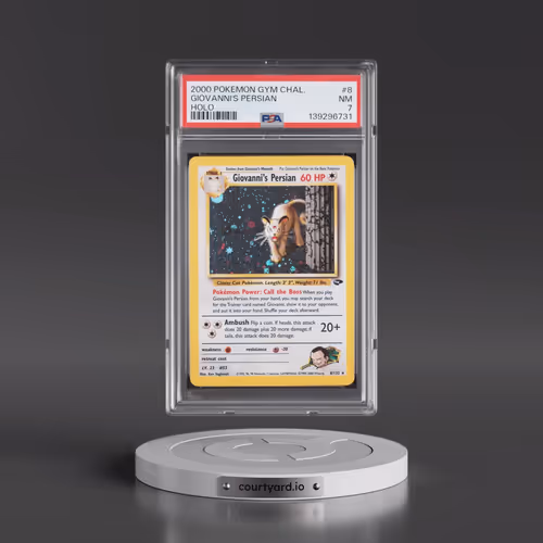 2000 Pokémon Gym Challenge #8 Giovanni's Persian - Holo (PSA 7 NM)