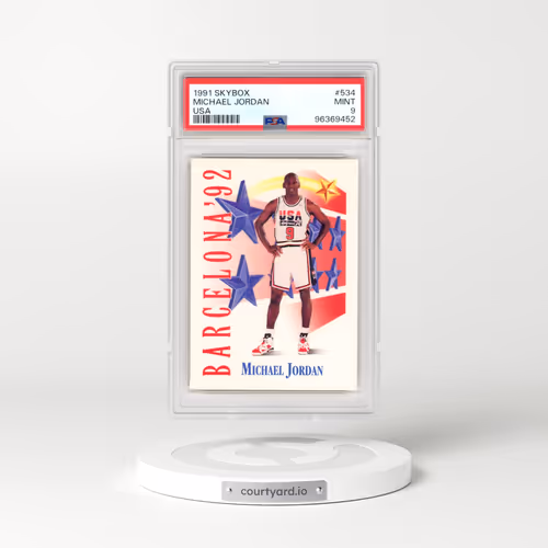 1991 Skybox #534 Michael Jordan - USA (PSA 9 MINT)