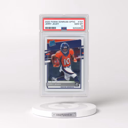 2020 Panini Donruss Optic #157 Jerry Jeudy (PSA 10 GEM MINT)