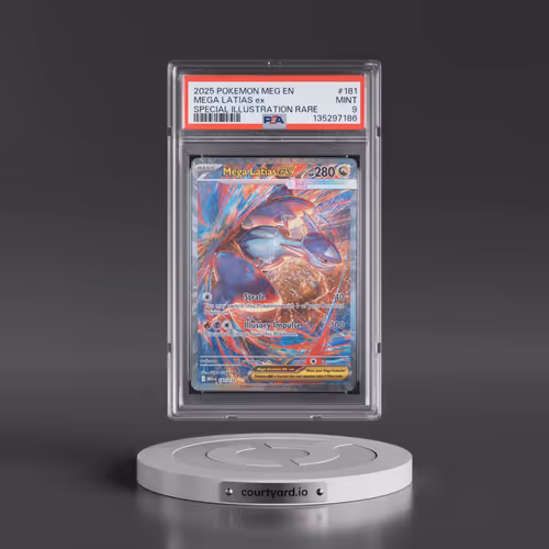 2025 Pokémon Meg EN-Mega Evolution #181 Mega Latias EX - Holo Special Illustration Rare (PSA 9 MINT)